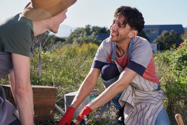 istock Gay couple gardening 2193883771