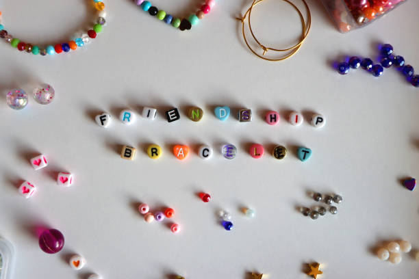 istock Friendship Bracelet Supplies On White Background 2193887786