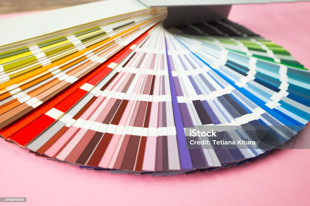 Catalog Of Color Samples Color Palette Guide Stock Photo Download