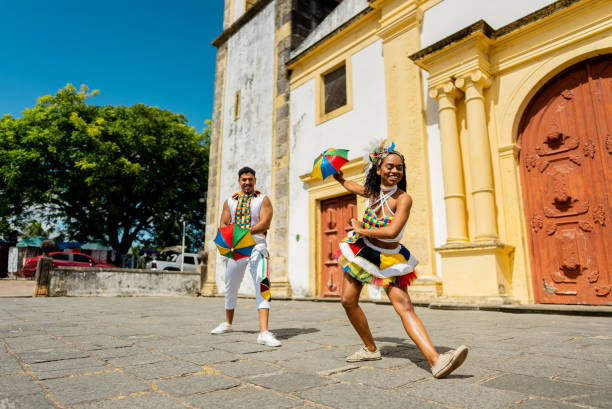 istock Frevo dancers dancing outdoors 2193890439