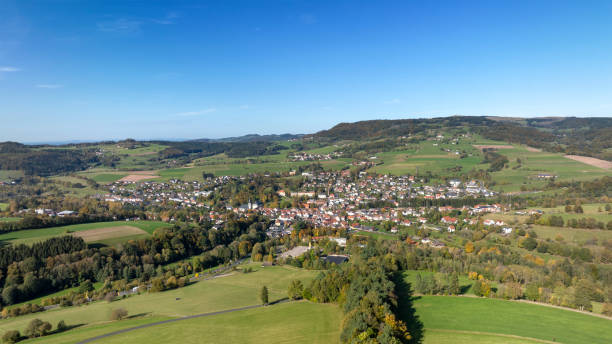 istock Gersfeld, Rhoen - German low mountain landscape. Rural scene. 2193890650