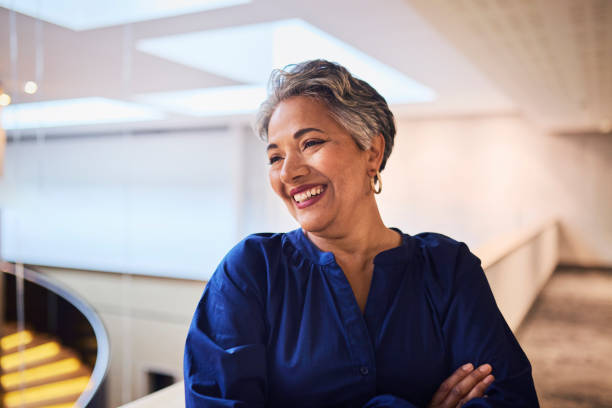Confident Woman's Radiant Smile