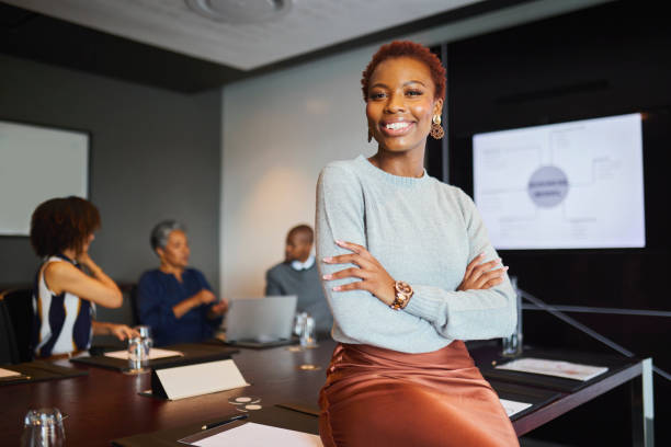 istock Confident Leader Presents Business Strategy 2193895595