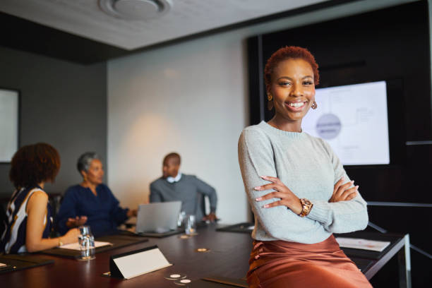 istock Confident Leader at Business Meeting 2193895596