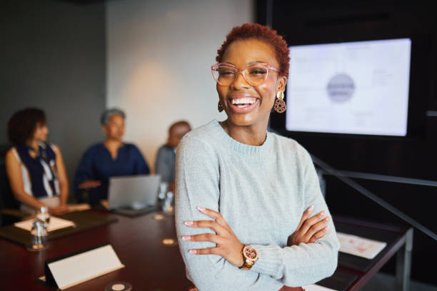 istock Confident Leader at Business Meeting 2193895603