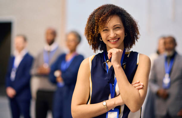istock Confident Businesswoman Leading the Way 2193896090