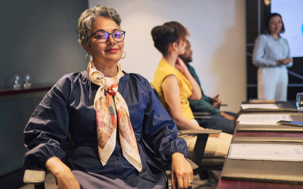istock Engaged Attendee at Business Presentation 2193896300