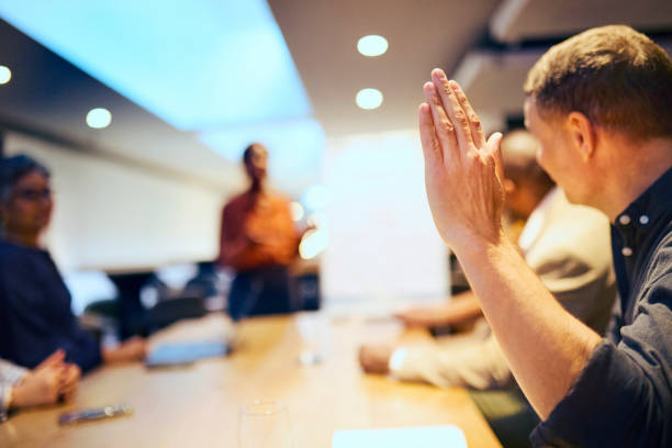istock Got a Question? Engagement in the Meeting 2193896462