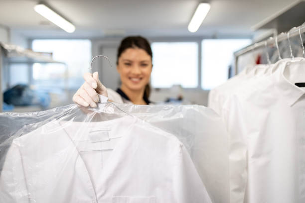istock Dry cleaning business. 2193900998
