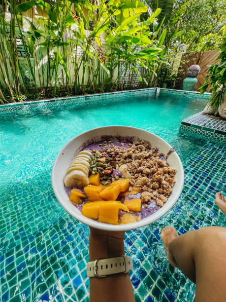 istock Tropical Acai Bowl by a Poolside Oasis 2193908941