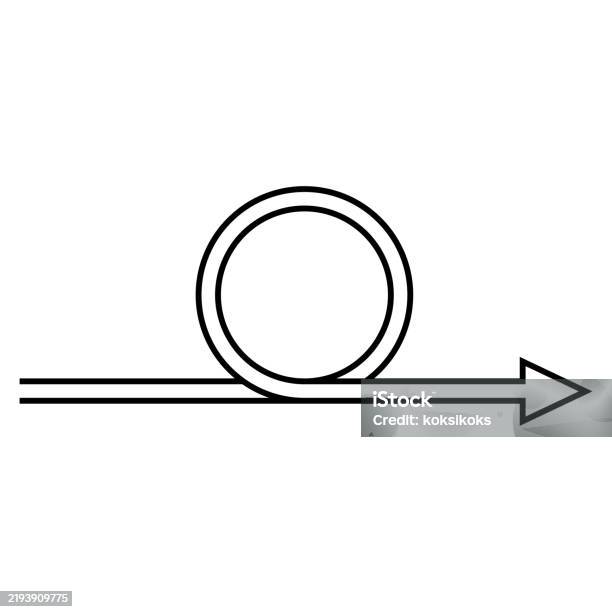 Continuous Improvement Loop With Arrow Circle Arrow Process Workflow ...