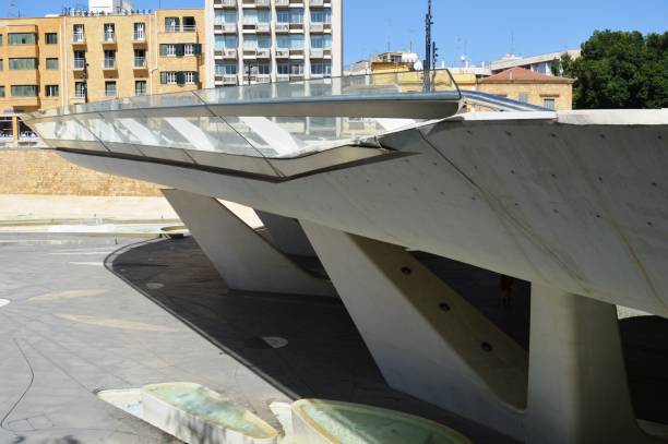 istock modern pedestrian bridge in Nicosia 2193909906