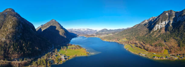 istock Hallstatt Lake winter landscape 2193911484