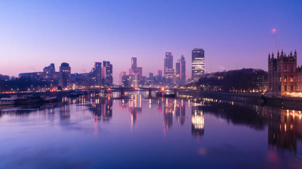 istock London skyline reflecting on the thames at night 2193924140
