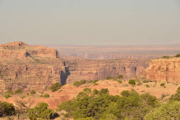 istock Red Rock Country In Utah Against Juniper Trees 2193926434