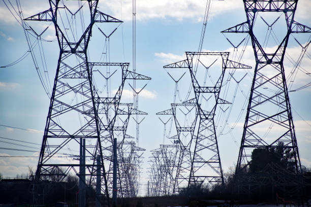 istock Electrical Power Towers and Lines, Part of Power Grid 2193935471