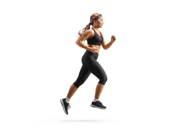 istock Young asian female running 2193935542