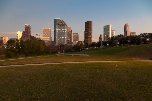 istock Downtown Houston Skyline at Dusk 2193937298