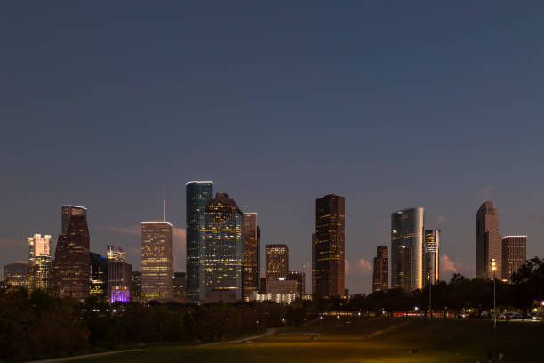 istock Downtown Houston Skyline at Dusk 2193937307