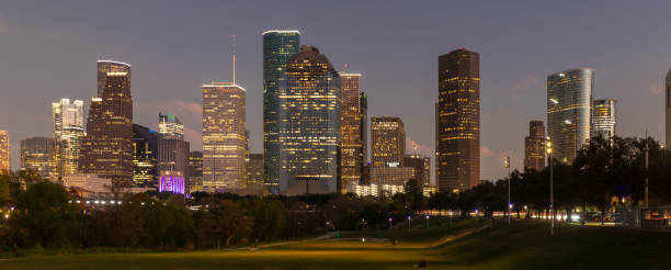 istock Downtown Houston Skyline at Dusk 2193937825