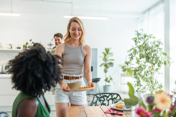 istock Diverse Participants Enjoy Indian Cuisine 2193939552