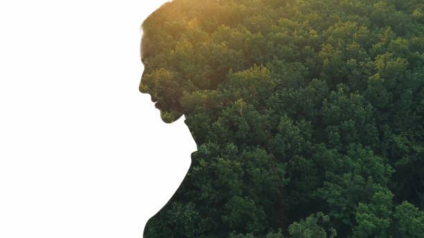 istock Organic beauty ecology mindfulness forest woman 2193940558