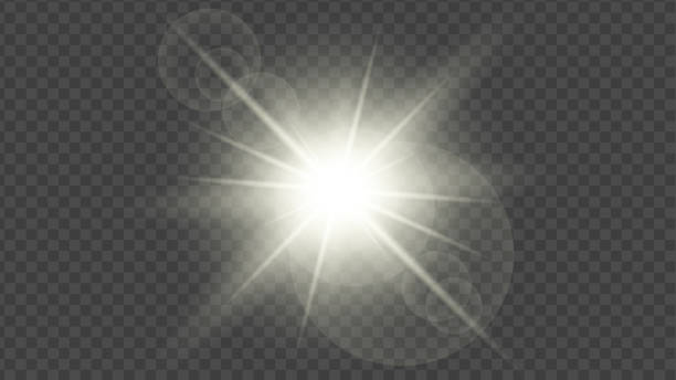 sunlight or flare light for design template