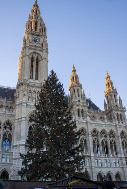 istock Exterior Christmas decorations in Vienna 2193942412