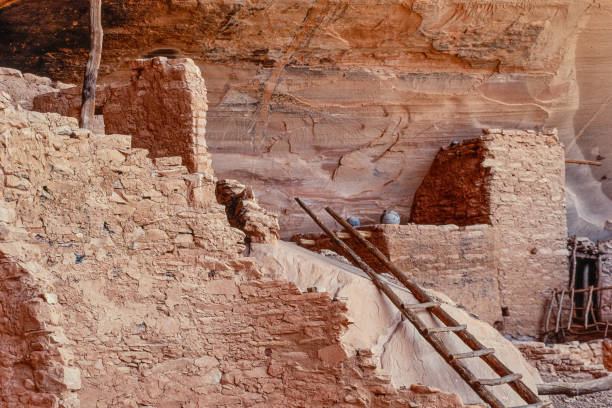 This is a photo of Keet Seel taken on a film camera in 1990