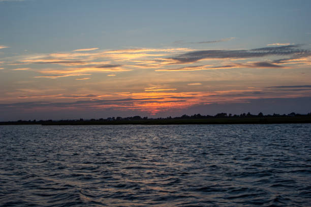 Enjoying a Amazing Eastern Shore Sunset on Vacation