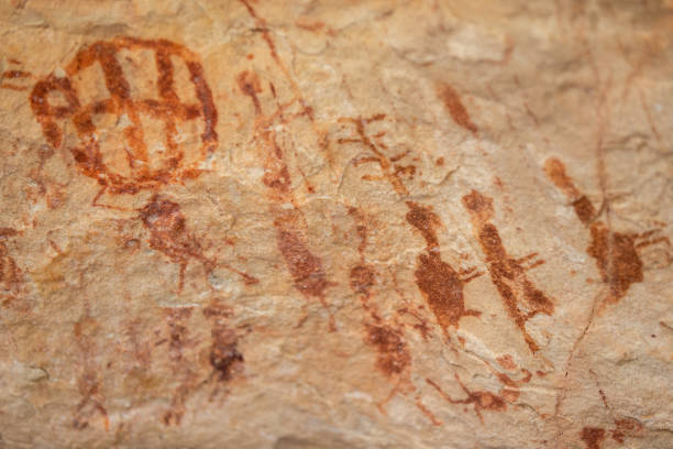 istock Rock paintings at 