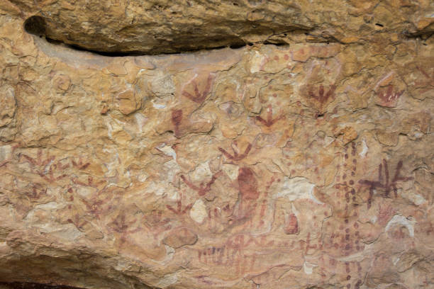istock Rock paintings at 