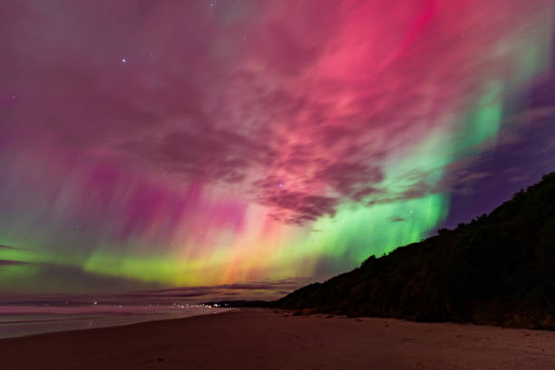 istock Aurora in Dunedin, New Zealand 2193947569