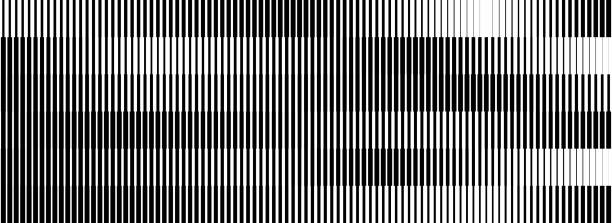 Black and white striped halftone gradient. Fading line gradation background. Repeating linear pattern backdrop. Parallel lines wallpaper for overlay, print, cover. Vector Doppler effect strip concept