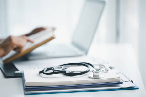 istock Concept business doctor education essential globalization, student learn and study in university and college to master knowledge needed travel global economy. book stethoscope for medical health care 2193964047