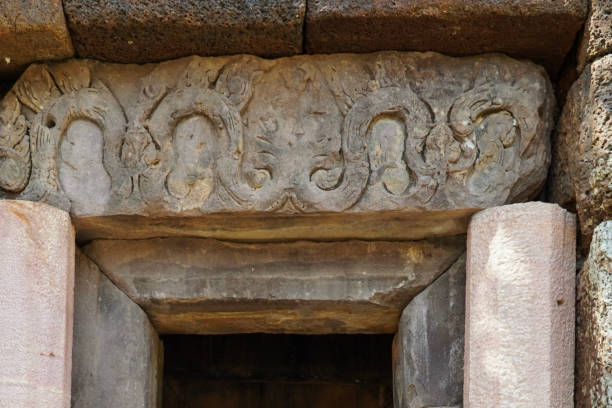 istock Old stone resting temple small temples from Cambodia through Thailand 2193970032