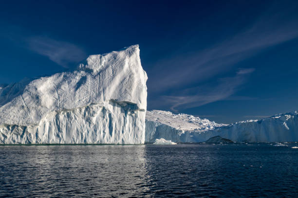 istock Big  icebergs floating in Disko Bay in Ilulissat, Greenland 2193977986