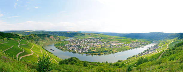 Panorama of Piesporter, Germany