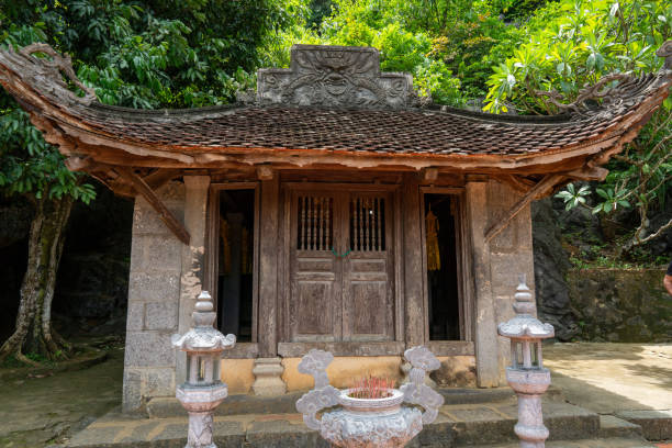 istock Rock cliffs and cave temples, Tam Coc, Vietnam 2193982002