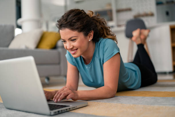 istock Comfortable Remote Worker In Blue Shirt Enjoying Casual Home Workspace Today 2193983179