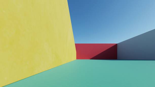 istock 3d illustration of abstract minimal architecture background, geometric architectural design, 3d rendering 2193984886