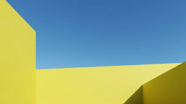 istock 3d illustration of abstract minimal architecture background, geometric architectural design, 3d rendering 2193984891