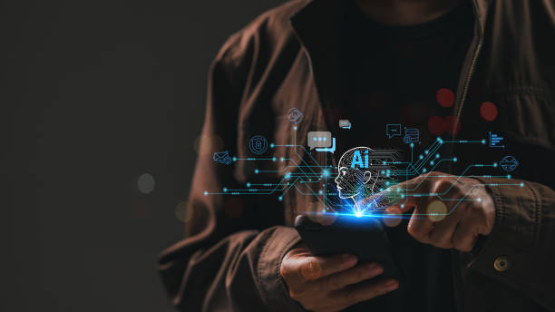 istock A man holding a cell phone looks at the screen, exploring an AI-powered business concept that leverages advanced technology for innovative solutions. 2193985183