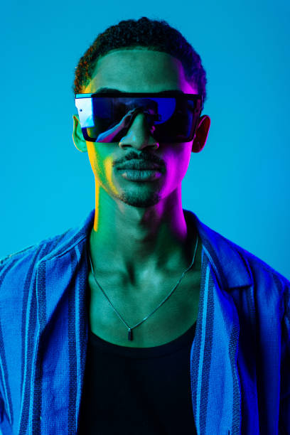 istock African man portrait in studio on colorful background 2193985797