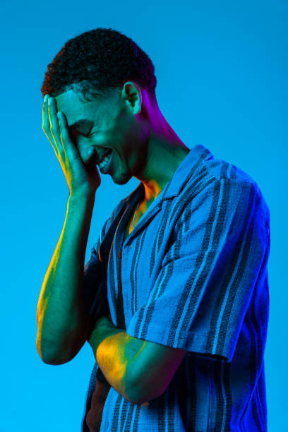 istock African man portrait in studio on colorful background 2193987209