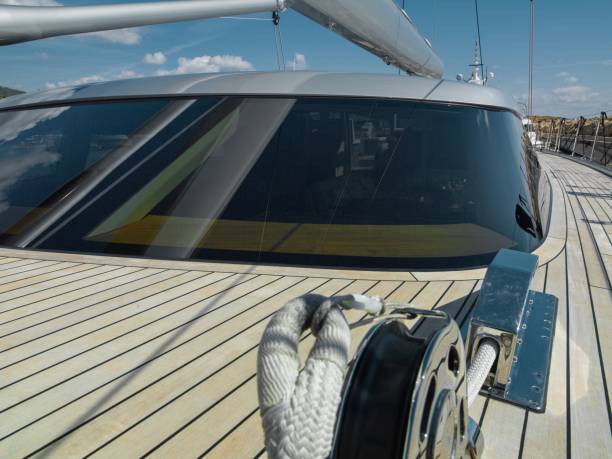 istock At the deck of a super yacht. 2193987247