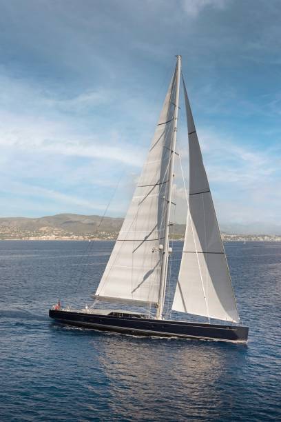 istock Sailing super yachts at the Mediterranean Sea. 2193987324