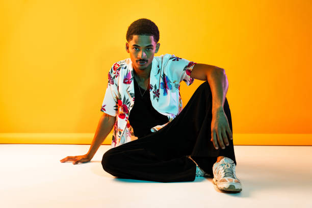 istock African man portrait in studio on colorful background 2193989221