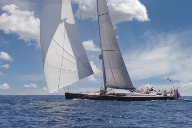 istock Sailing super yachts at the Mediterranean Sea 2193994213