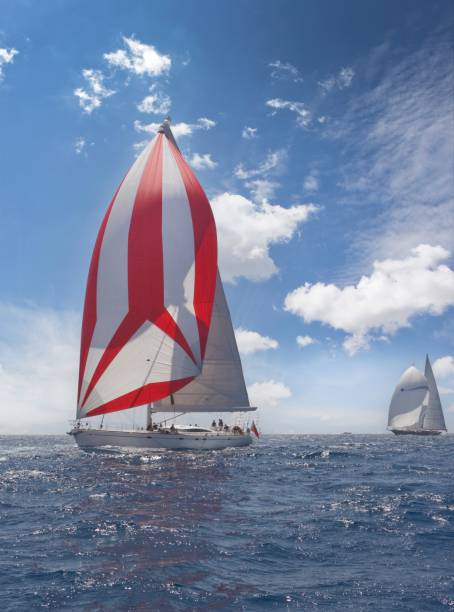 istock Sailing super yachts at the Mediterranean Sea 2193994277